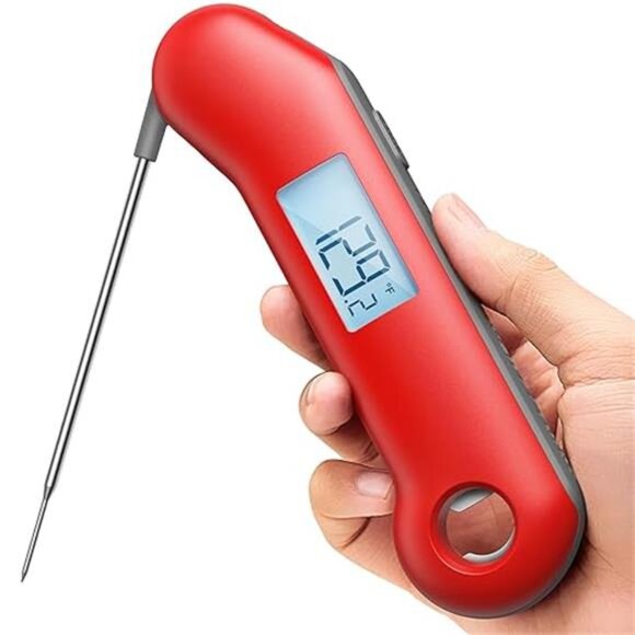 ProfessionaI Meat Thermometer Digital, 3X Faster 0.5 Sec Instant Read, NIST - Picture 8 of 8